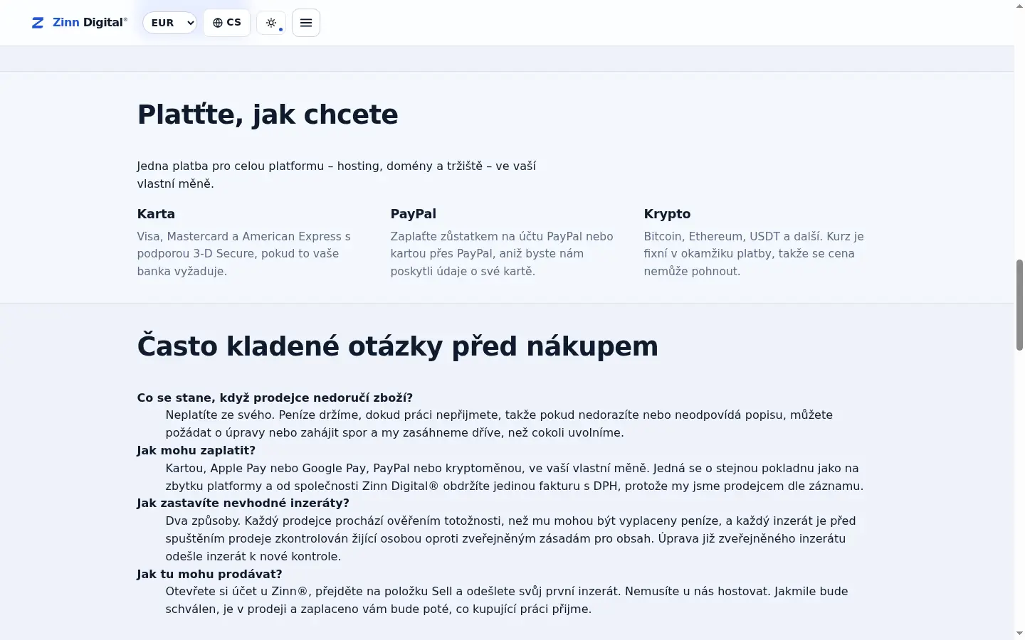 Nakupování