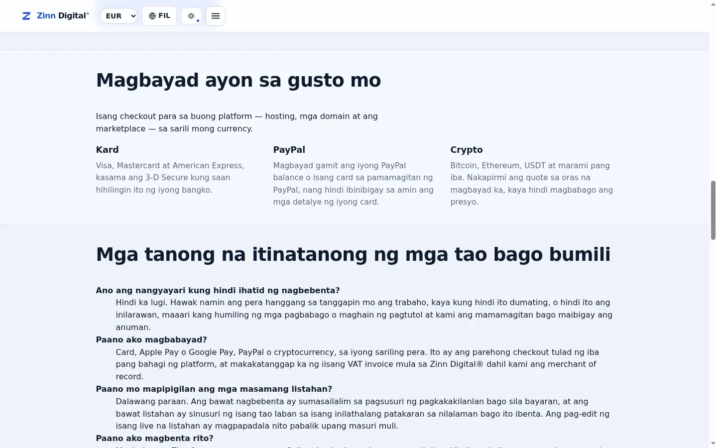 Isang invoice, mula sa isang kumpanya sa UK